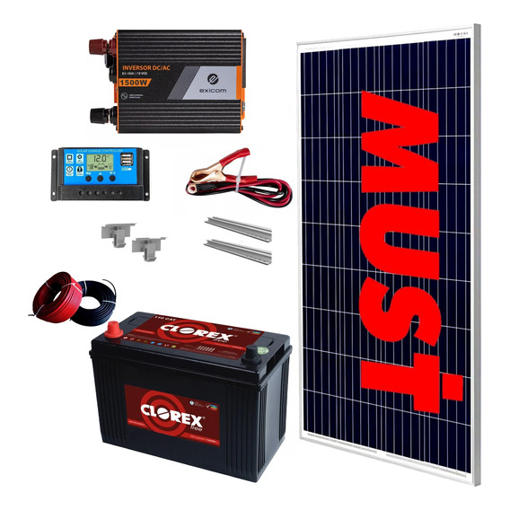  Kit Paneles Solares Casa Campo 1600w/d Mm8