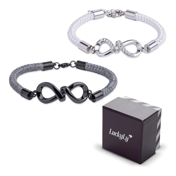 Pulseras Para Parejas Novios, Regalos Mujer Y Hombre Luckyly