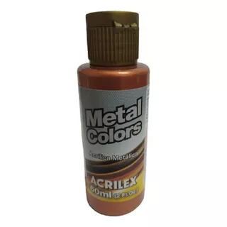 Tinta Acrílica Metal Colors Cobre - 534 - Acrilex - 60ml