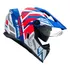 Capacete Masculino Bieffe B-trail Defender Branco Moto Pala