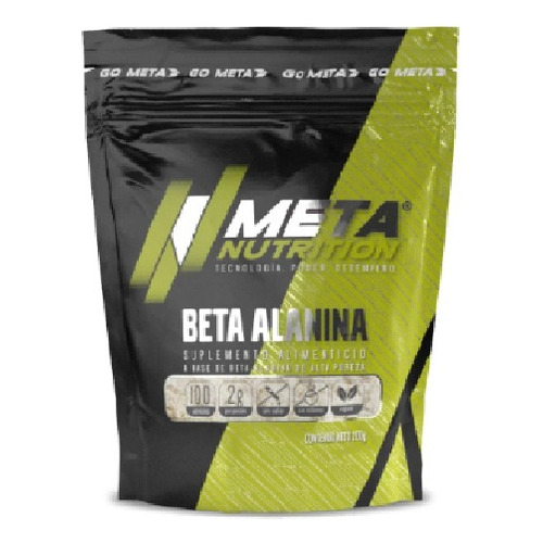Meta Nutrition Beta Alanina 200grs 100 Serv Sabor Sin sabor