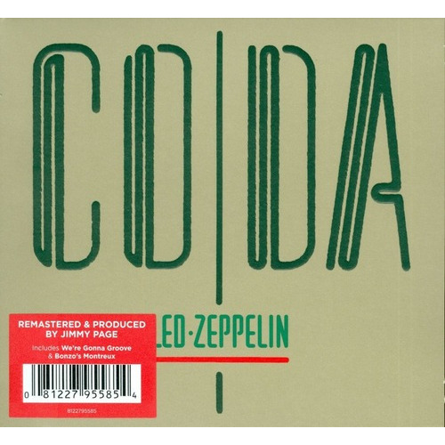 Led Zeppelin Coda 2015 Remaster Importado Cd