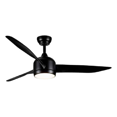 Ventilador Techo Negro Luz Led Control Remoto Mod 1045 Ax 1.47 M Negro Abs 3