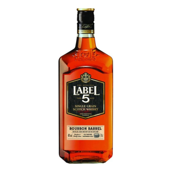 Pack De 2 Whisky Label 5 Bourbon 700 Ml