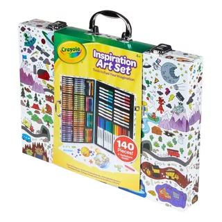 Valija De Arte Crayola +140 Pzas Con Marcadores Super Tips