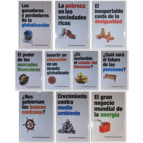 Lote X 10 Libros - Coleccion Los Retos De La Economia - Rba