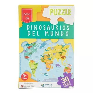 Puzzle Pika, Rompecabezas Infantil Niños, Dinosaurios, 30 P