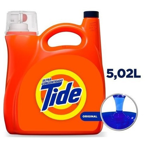 Detergente Tide Plus Líquido 5l - L