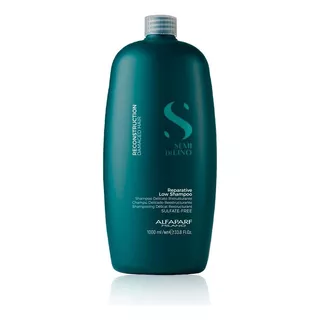 Shampoo Alfaparf Semi Di Lino Reparative En Botella De 1000ml De 1200g Por 1 Unidad