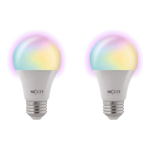 Nexxt Home Nhb-c120 2pk Smart Led Bulb Rgb Color 220v