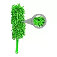 Cepillo D Mano Microfibra Verde Multiuso Limpieza Auto Hogar