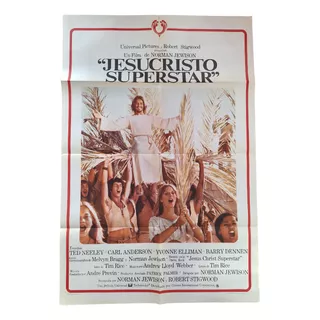Poster Afiche Cine Antiguo Musical Jesucristo Superstar *