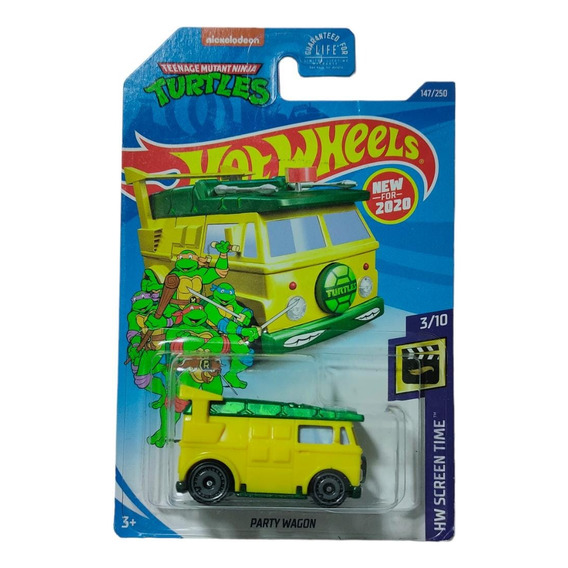 Hot Wheels Tmnt Party Wagon Tortugas Ninja 2017