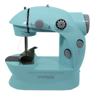 Mini Máquina De Costura Para Reparos E Tecidos Leves West222 Cor Azul 110v/220v