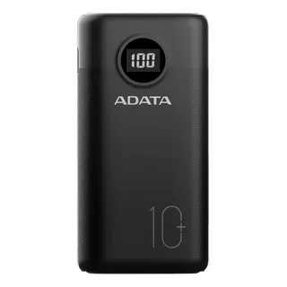 Adata P10000qcd Power Bank 10000mah Multi Carga Rápida Usb-c, Negro