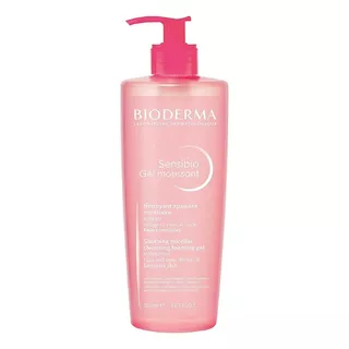 Gel Moussant Bioderma Sensibio Gel Moussant Micelar Día/noche Para Piel Sensible De 500ml/500g +12 Años