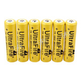 Batería De Litio Recargable 18650 Ultrafire 3.7v 9800mah X6u