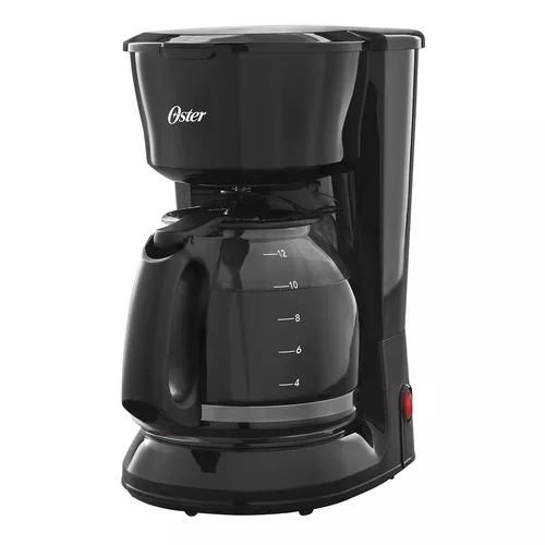 Cafetera De Goteo Programable Oster Automática Led 12 Tazas Color Negro