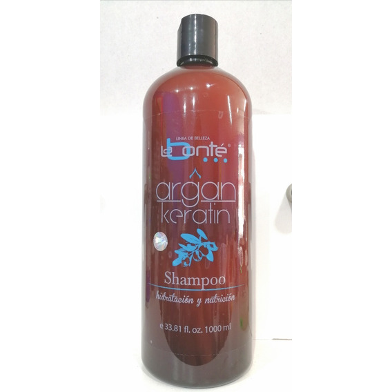 Shampoo Argan Keratin Regenerador La Bonte 1 Litro