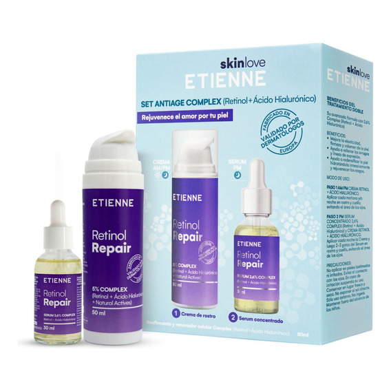 Etienne Set Antiage Complex Serum + Crema Tipo De Piel Todo Tipo De Piel