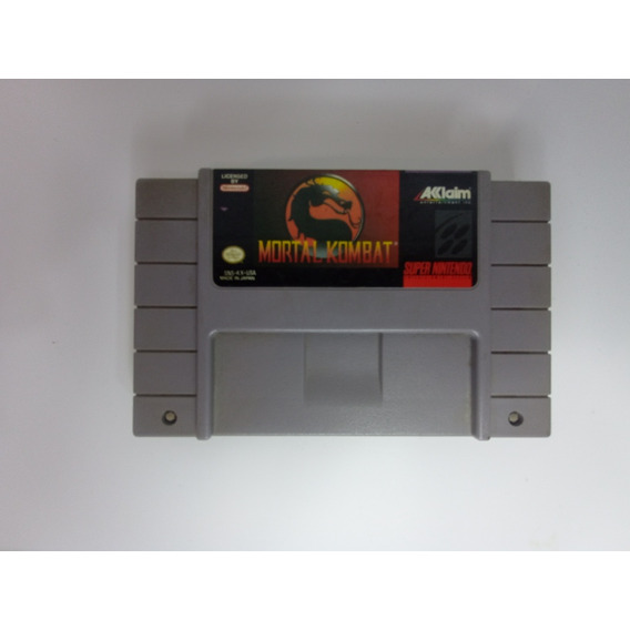 Mortal Kombat Super Nintendo Juego Snes 