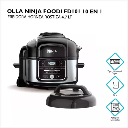 Olla Ninja Foodi Fd101 10 En 1 Freidora Hornea Rostiza 4.7lt