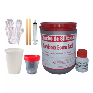 Econo Fácil Silicona Moldes X 1 Kg El Caucho Simple De Usar!