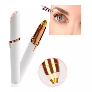 Depiladora Sobrancelha Flawless Brows Indolor Cor Rose Gold E Branco 5v