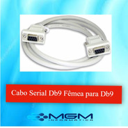 Cabo De Link Serial Db9 Fêmea Para Db9 Fêmea 1.5m 10219