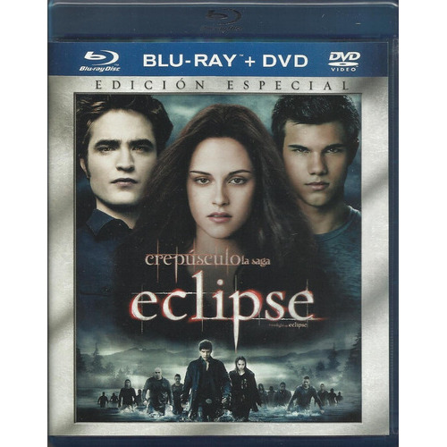 Crepúsculo La Saga Eclipse Blu Ray + Dvd Película Nuevo