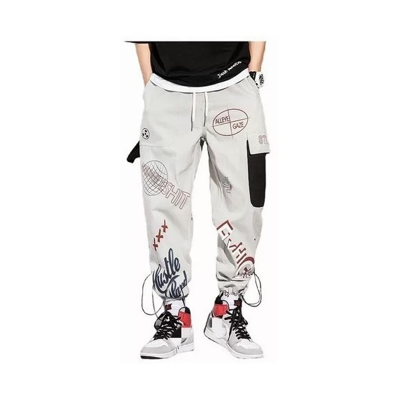 Cintas Harem Joggers Hombre Cargo Pantalones Streetwear