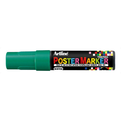 Poster Marker 12mm Artline Colores Básicos Color Verde