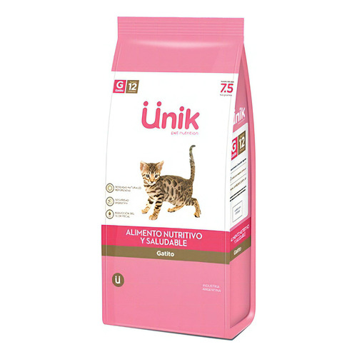 Unik Gato Kitten Cachorro X 7.5 Kg