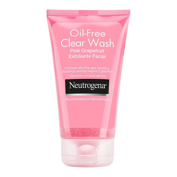 Oil Free Clear Wash Exfoliante Facial - Neutrogena 124 Ml