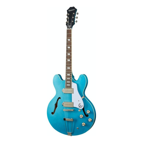 Guitarra eléctrica Epiphone Original Collection Casino Worn de arce blue denim desgastado con diapasón de laurel indio