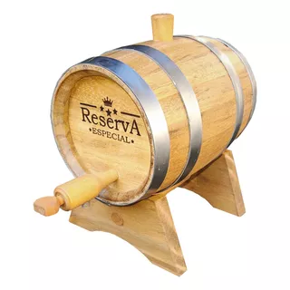 Barril Tonel Madeira Amburana 3l Cachaça Premium