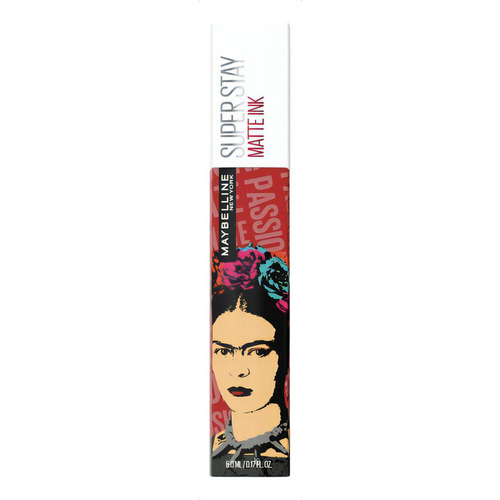 Labial Líquido Maybelline Superstay Matte Ink X Frida Kahlo Color City Dancer 118