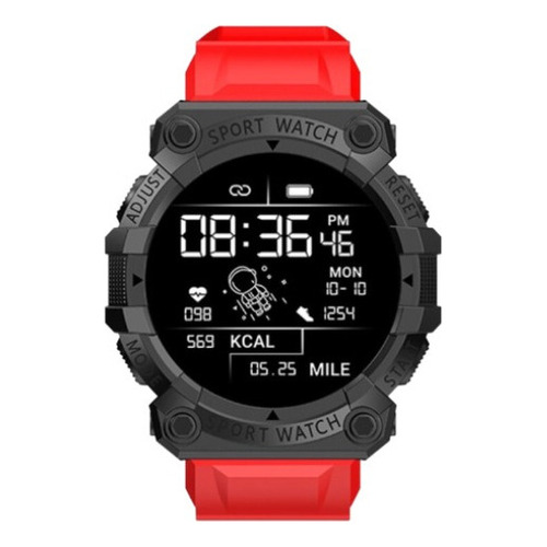 Reloj Inteligente Sport Watch Tipo Uso Rudo Color de la caja Rojo
