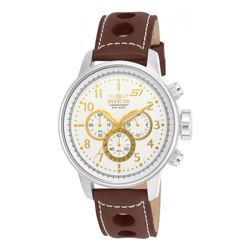 Reloj Invicta 16010 Marrón Hombre Color de la correa Plateado