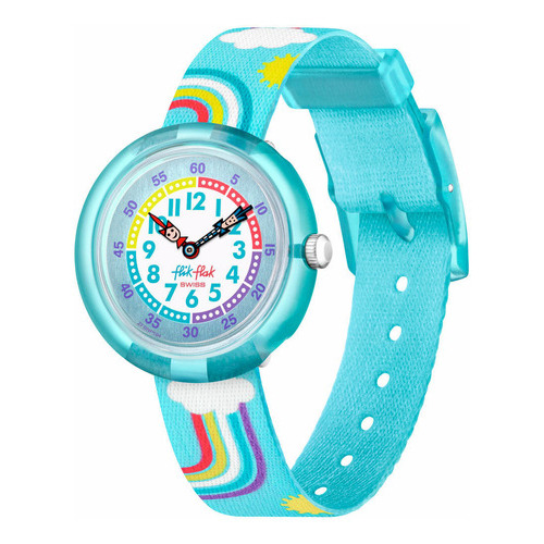 Reloj Flik Flak Rainbow Dreams Para Niños De Plástico Zfbnp1