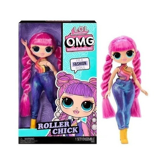 Muñeca Lol Surprise Omg Fashion Doll Roller Chick Original