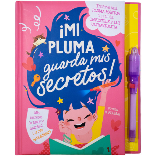 ¡Mi Pluma Guarda mi secretos!: Libro/ Diario ¡MI Pluma guarda mi secretos!, de Varios. Editorial Jo Dupre Bvba (Yoyo Books), tapa dura en español, 2022