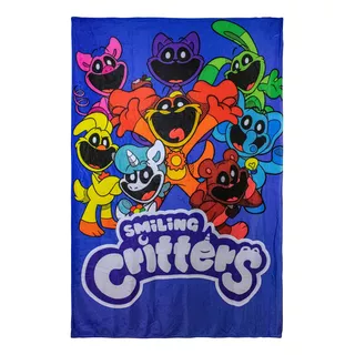 Frazada Suave De Smile Critters Play Time Individual  Lz. 