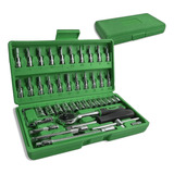 Set Juego Herramientas Tubo Branx 46pzas Cromo Vanadio B100