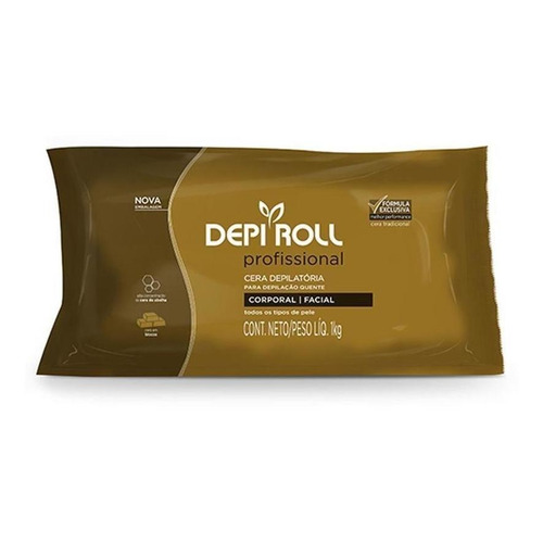 Cera para depilación facial y corporal caliente Trad Depiroll, 1 kg