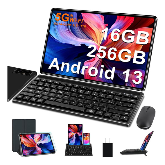 Tablet 11'' 16gb+256+1tb Rom Android 13 Doble Cámara 8600mah