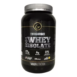 Suplemento En Polvo Gold Nutrition  Elite Series 100% Whey Isolate Proteína Sabor Vainilla Gourmet En Pote De 908g