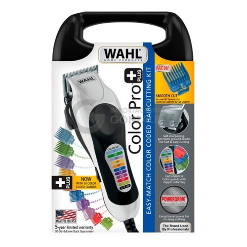 Máquina Wahl Cortapelo Color Pro 26 Piezas Tijeras Estuche