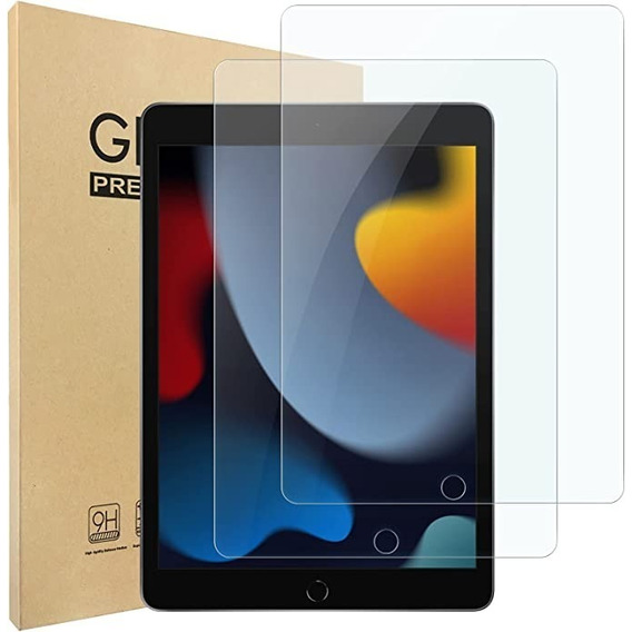 2 Micas Premium Cristal Templado Para iPad 10.2 7a 8a Y 9a