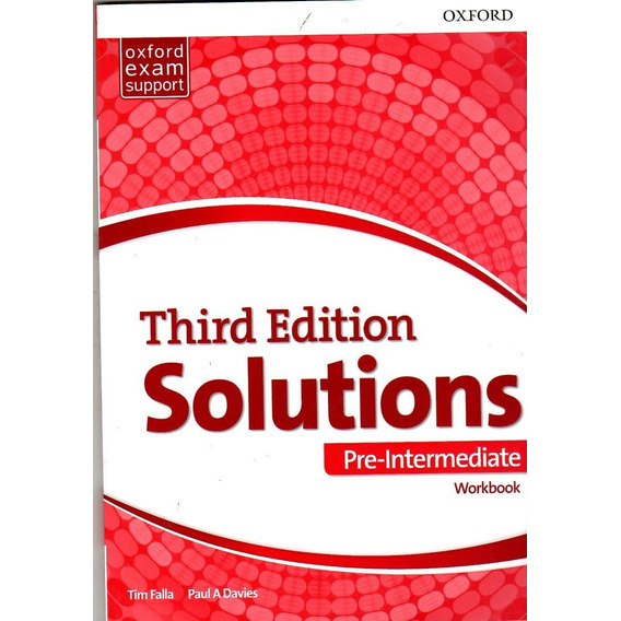 Solutions Pre Intermediate / Workbook / Third Edition 